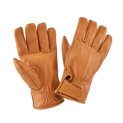 Indian Motorcycle Men's Deerskin Strap Glove, Tan 2860663