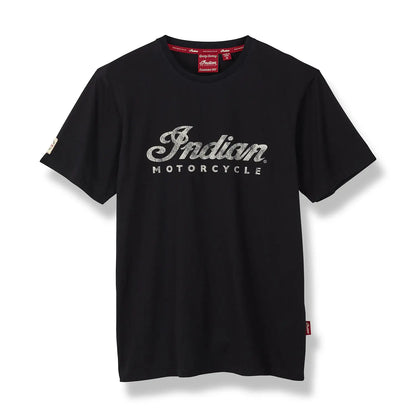 Indian Motorcycle Men's Script Logo T-Shirt, Black XL 2861933