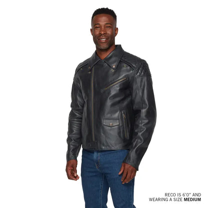 Indian Motorcycle Men's Buchanan Jacket, Black 2864640