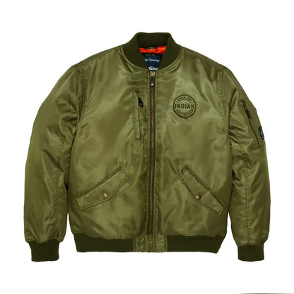 Indian Motorcycle Men's Rockford Bomber, Green 2864646