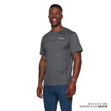 Men's Athlete Script T-Shirt, Gray