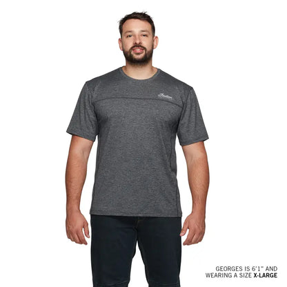 Men's Athlete Script T-Shirt, Gray