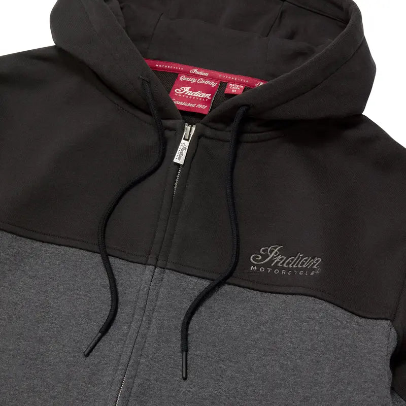 
                      
                        Men's Colorblock Script Hoodie, Gray
                      
                    