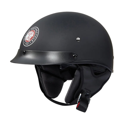 Indian Motorcycle Classic Half Helmet, Black - 2864829