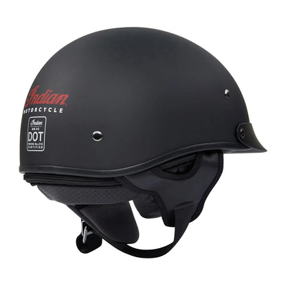 Indian Motorcycle Classic Half Helmet, Black - 2864829