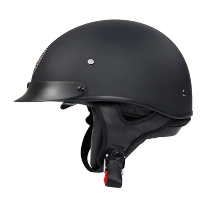 Indian Motorcycle Classic Half Helmet, Black - 2864829