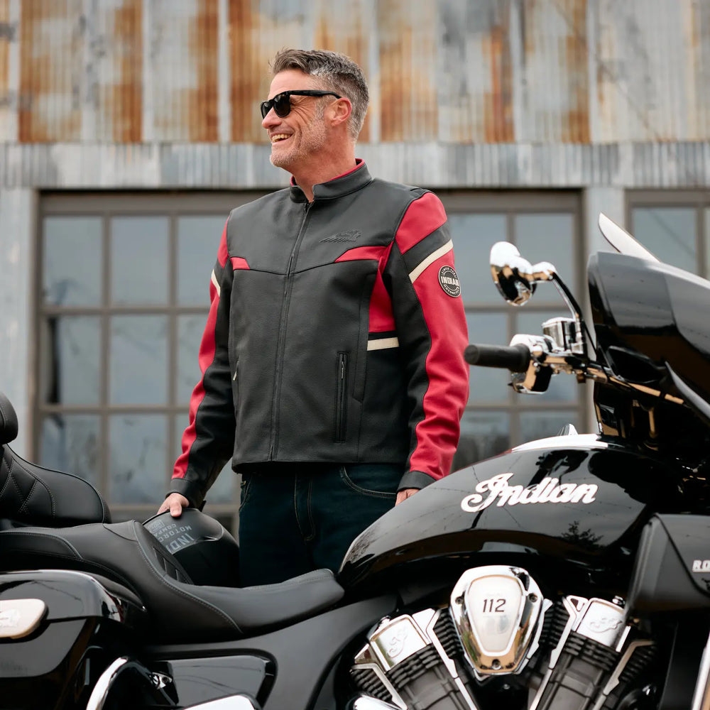 
                      
                        Indian Motorcycle Men's Ravine Jacket, Black MD - 286485003
                      
                    