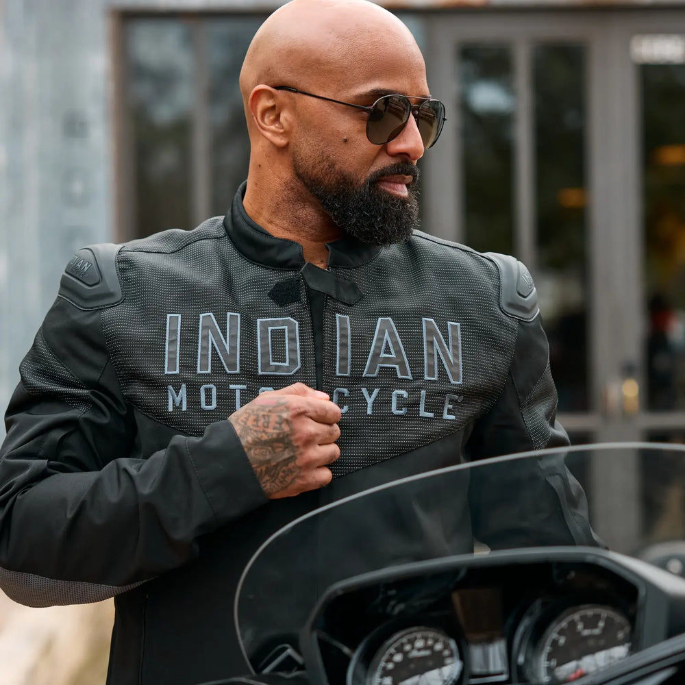 
                      
                        Indian Motorcycle Men's Rainier Jacket, Black - 2864851
                      
                    