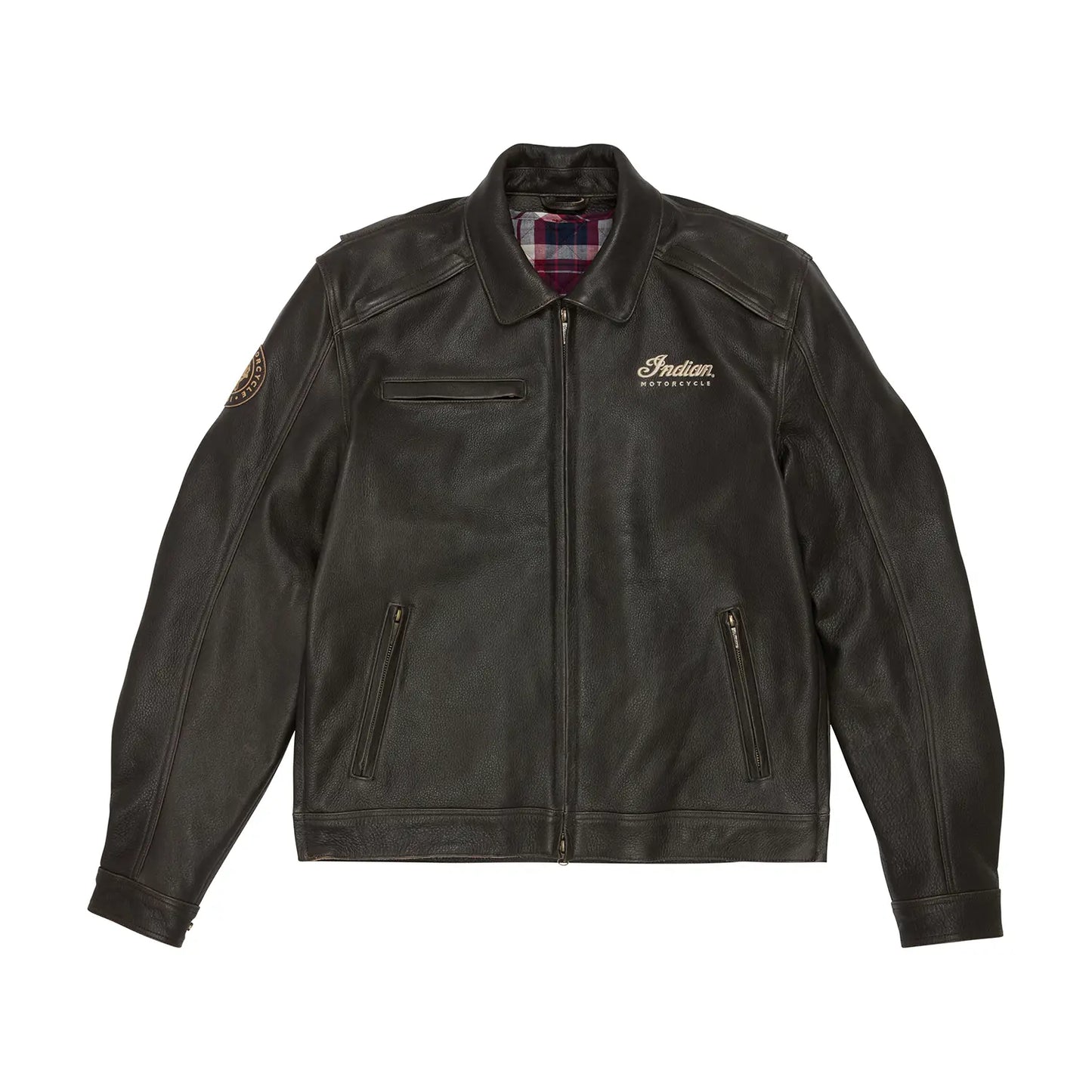 Indian Men's Classic Jacket 3, Brown 2865541