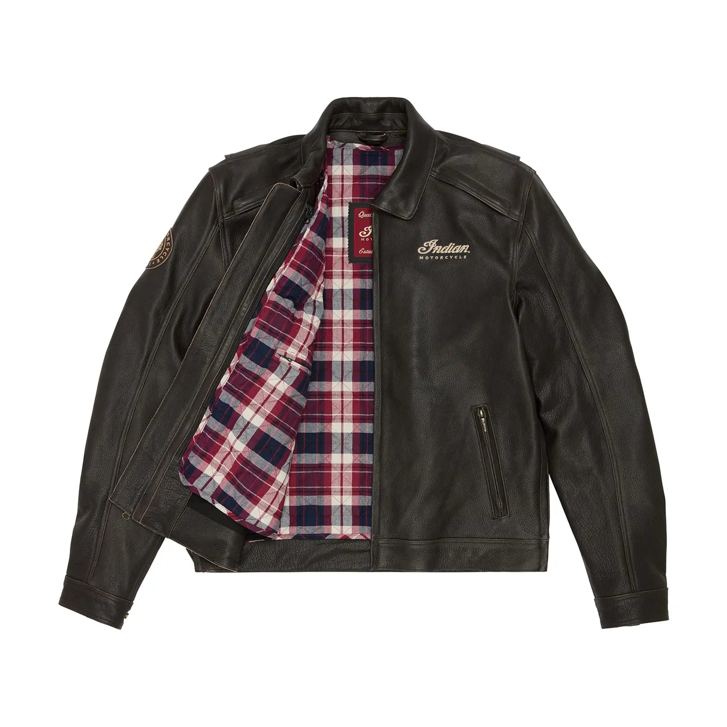 Indian Men's Classic Jacket 3, Brown 2865541