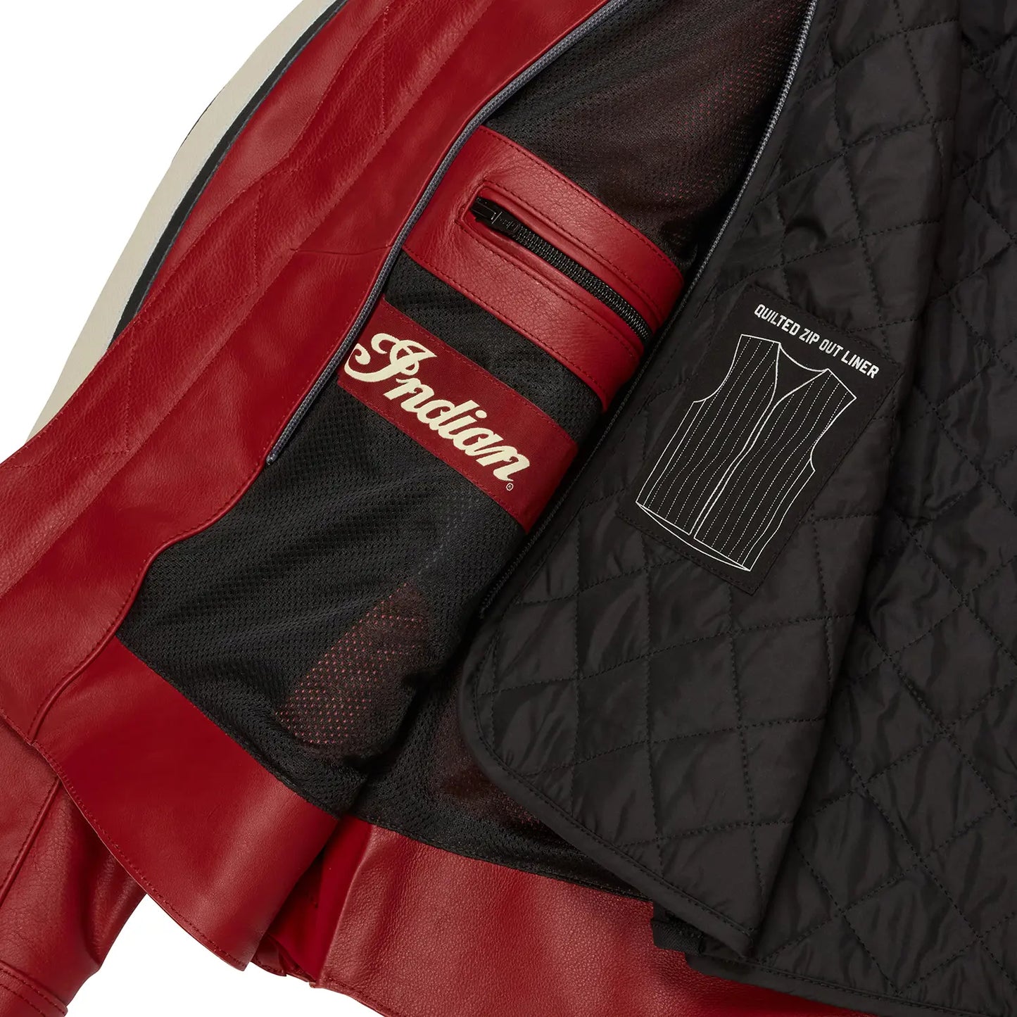 Indian Men's Denver Jacket, Red 2865543