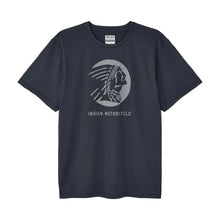 Indian Motorcycle Men's Headdress Profile Athlete T-Shirt, Blue - 2865605