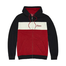 Indian Men's Script Logo Colorblock Hoodie, Red 5XL 2865620