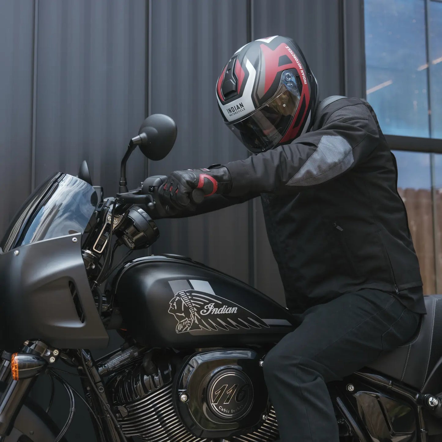 Indian Sport Ravine Full Face Helmet, Multi MD 2865694