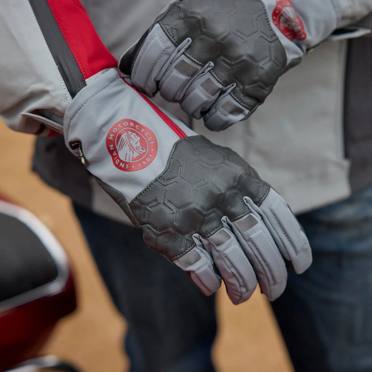 Indian Men's IMC X KLIM Vanguard Glove