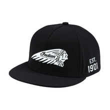 Indian Headdress Flat Brim Cap, Black 2865757