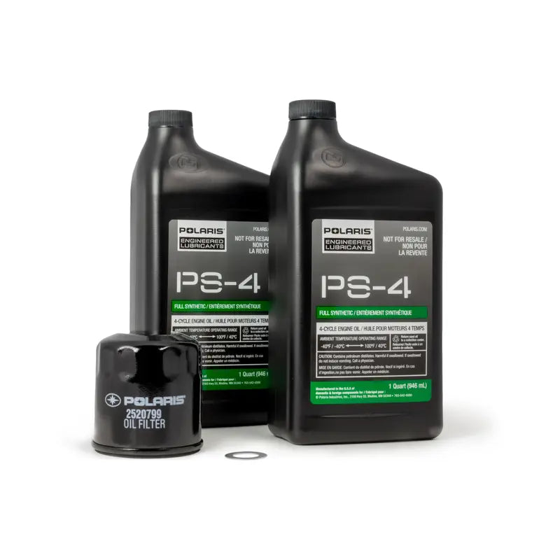 Full Synthetic Oil Change Kit, 2877473, 2 Quarts of PS-4 Engine Oil and 1 Oil Filter