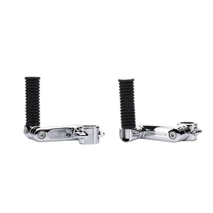 Indian Infinite Highway Pegs in Chrome, Pair - 2889653-156