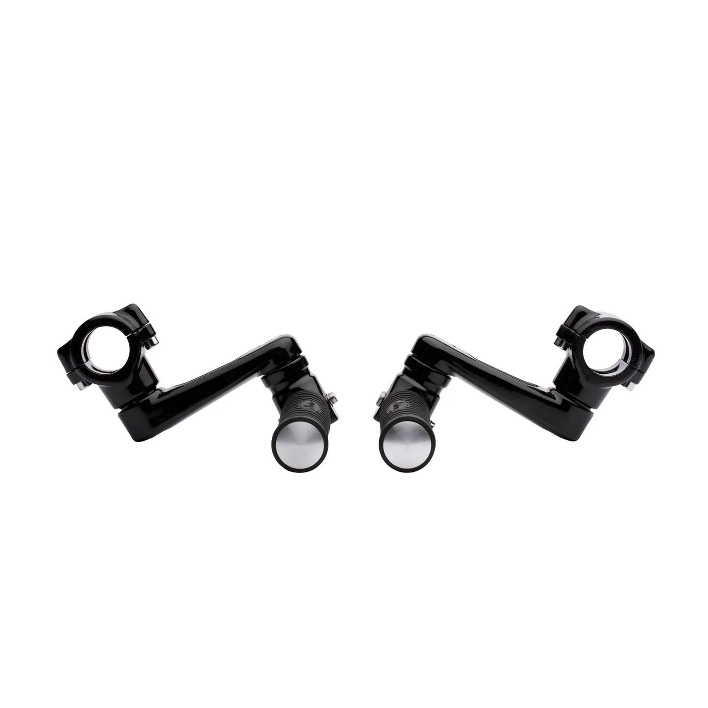 Indian Infinite Highway Pegs in Black, Pair - 2889653-266