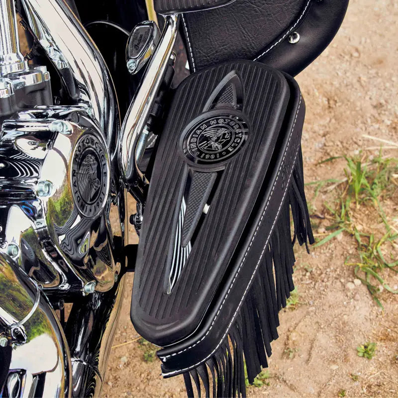 Headdress Rider Floorboard Pads in Polished, Pair 2879606-01