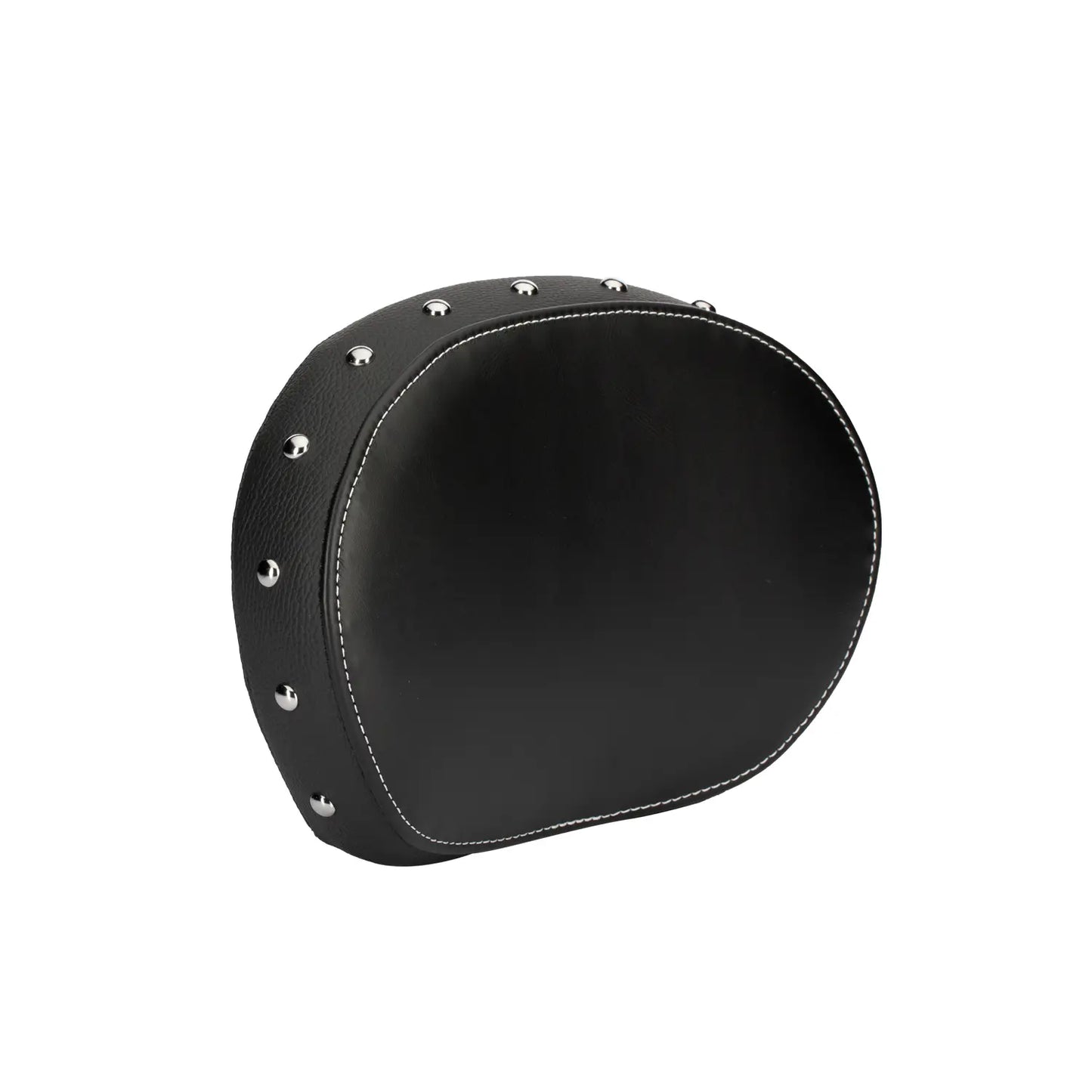 Indian Genuine Leather Passenger Backrest Pad Black With Studs - 2879666-02