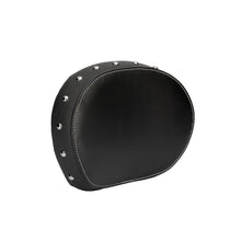 Indian Genuine Leather Passenger Backrest Pad Black With Studs - 2879666-02