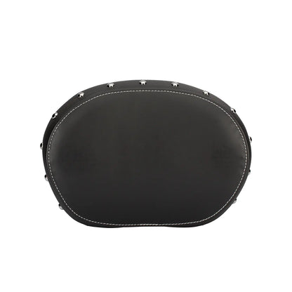 Indian Genuine Leather Passenger Backrest Pad Black With Studs - 2879666-02