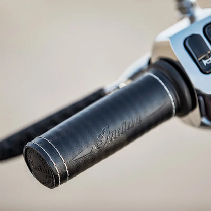 Indian Motorcycle Genuine Leather Handlebar Grip Wraps, Pair - 2879999-01