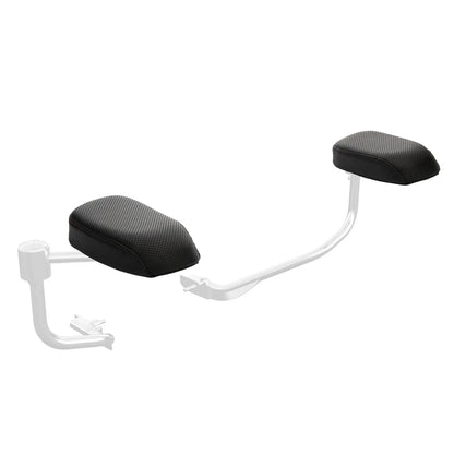 Indian Black Vinyl Passenger Armrest Pads, Pair - 2880041-VBA