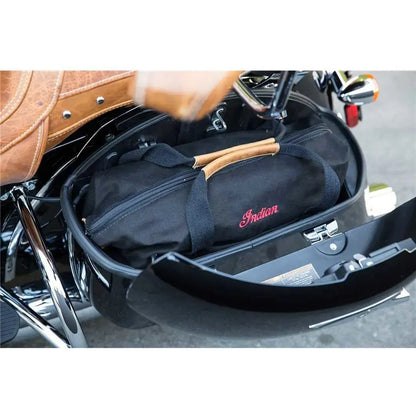 Deluxe Saddlebag Travel Bags in Black, Pair 2885131
