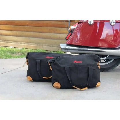 Deluxe Saddlebag Travel Bags in Black, Pair 2885131