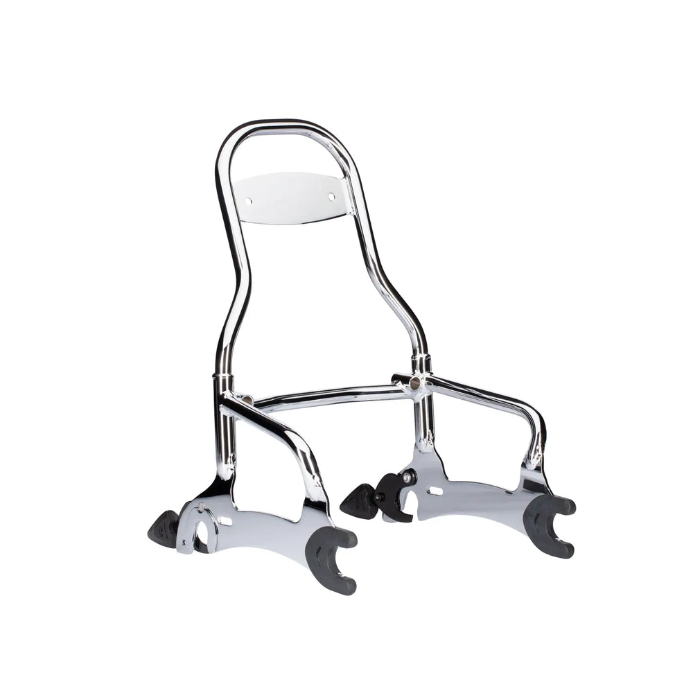 Indian Motorcycle Steel 12 in. Quick Release Passenger Backrest, Chrome - 2880669-156