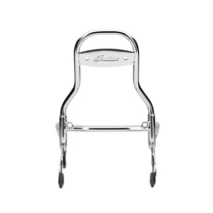Indian Motorcycle Steel 12 in. Quick Release Passenger Backrest, Chrome - 2880669-156