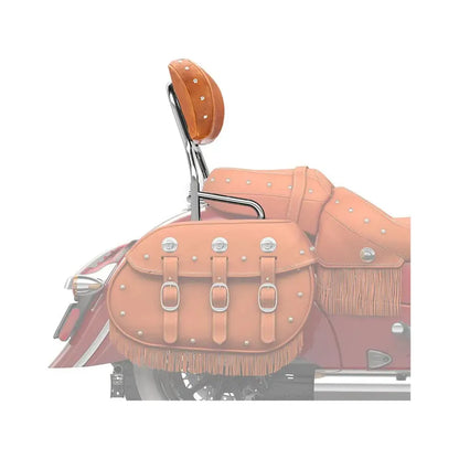 Indian Motorcycle Steel 12 in. Quick Release Passenger Backrest, Chrome - 2880669-156