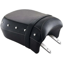 Indian Genuine Leather Heated Passenger Seat, Black with Studs - 2880734-02