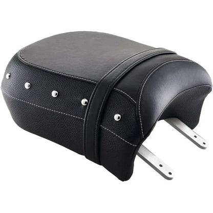 Indian Genuine Leather Heated Passenger Seat, Black with Studs - 2880734-02