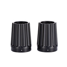 Indian Motorcycle Black Grooved Exhaust Tips - 2880799-266