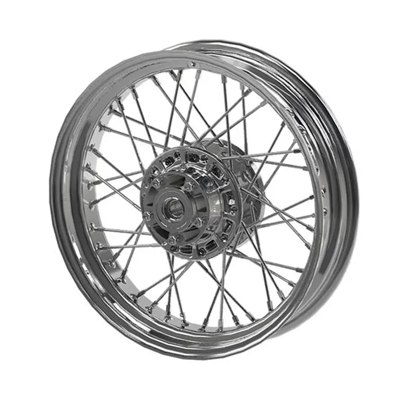 Steel 16 in. Laced Front Wheel, Chrome