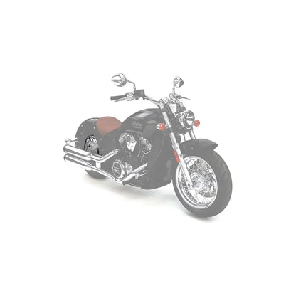 Steel 16 in. Laced Rear Wheel Chrome