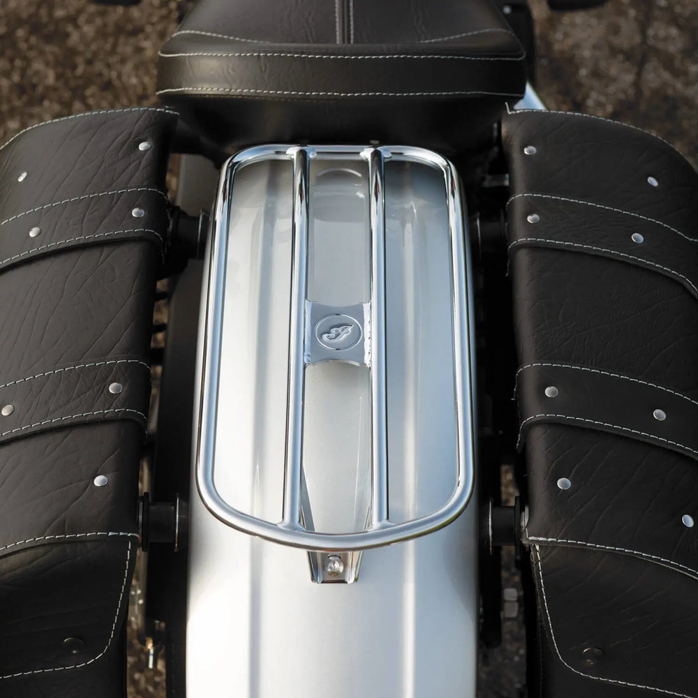 
                      
                        Indian Motorcycle Solo Luggage Rack, Chrome - 2880900-156
                      
                    