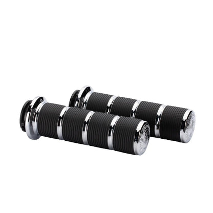 Indian Select Handlebar Chrome Grips, Pair - 2882828-156
