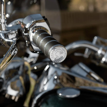Indian Select Handlebar Chrome Grips, Pair - 2882828-156