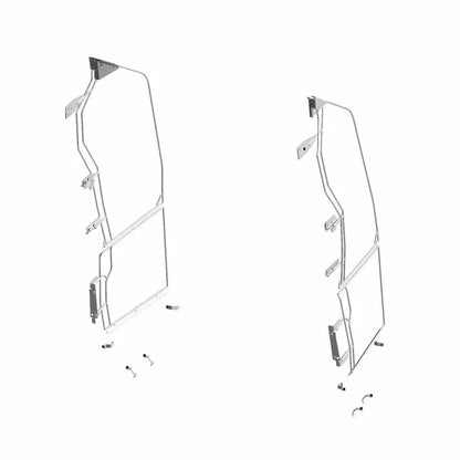 General Zip Window Upper Doors, 4-Seat 2883453 - 2891287