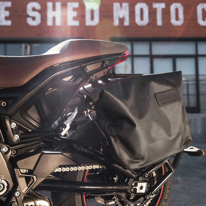 All-Weather Vinyl Side Bag with Shoulder Strap, Gray - 2883514-FBA