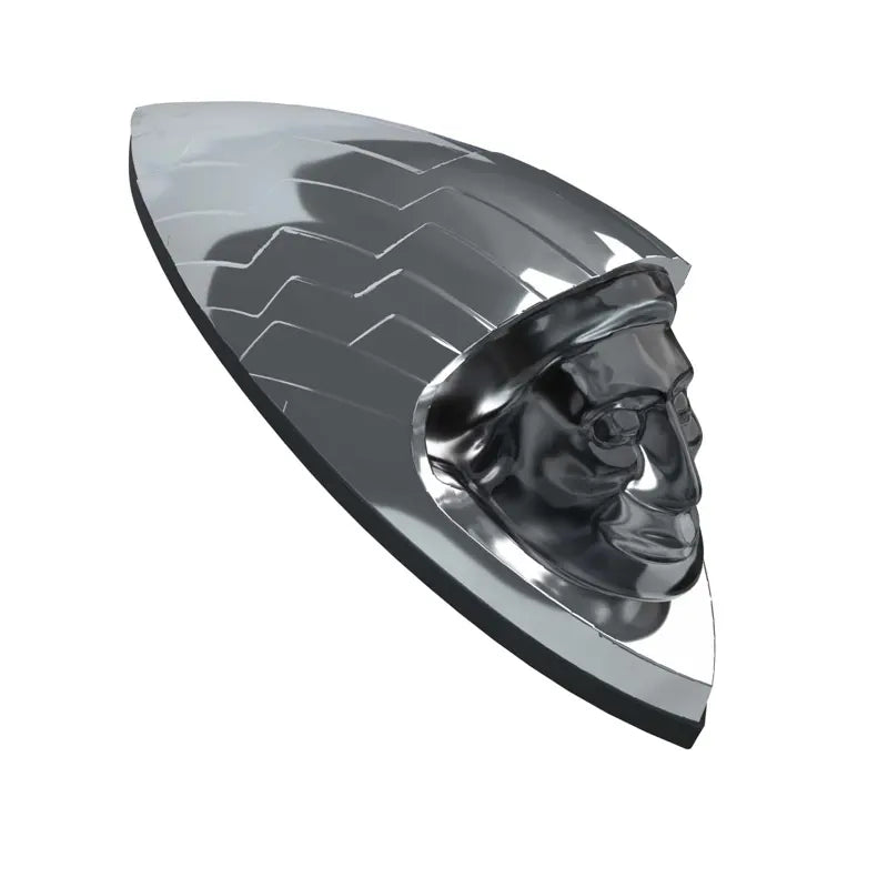 Cast Aluminum Front Fender Headdress Emblem 2883668-156