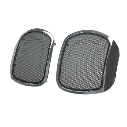 PowerBand Audio Classic Chrome Saddlebag Speaker Bezels, Pair - 2883669-156