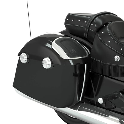 PowerBand Audio Classic Chrome Saddlebag Speaker Bezels, Pair - 2883669-156