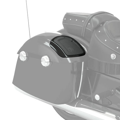 PowerBand Audio Classic Thunder Black Saddlebag Speaker Bezels, Pair - 2883669-266