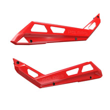 Polaris RZR Low Profile Rock Sliders, 2-Seat Red/Black