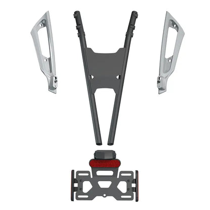 Indian FTR High License Plate Mount Silver - 2884060-385